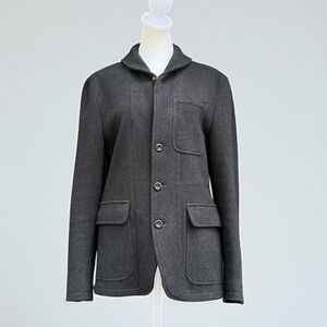 J. Crew Wallace & Barnes Merino Lambswool Sportscoat in Black Size 36S